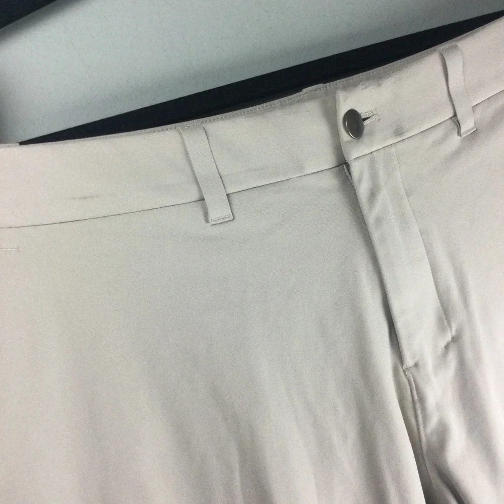 Lululemon ABC Classic Fit 28” Warpstreme Trench Khaki Trouser Size 34